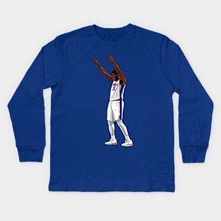 Joel Embiid aka The Process Kids Long Sleeve T-Shirt